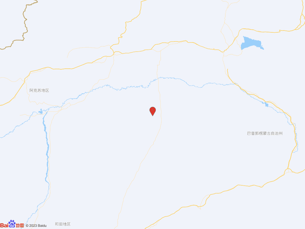 新疆巴音郭楞州尉犁县发生3.0级地震