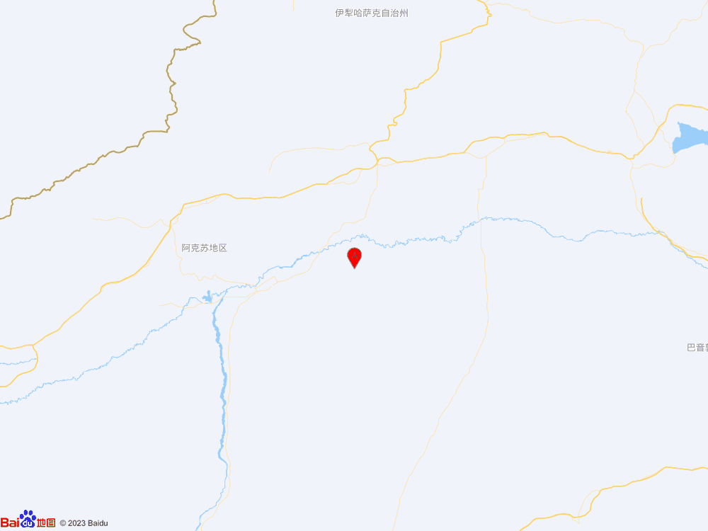 新疆阿克苏地区沙雅县发生3.0级地震
