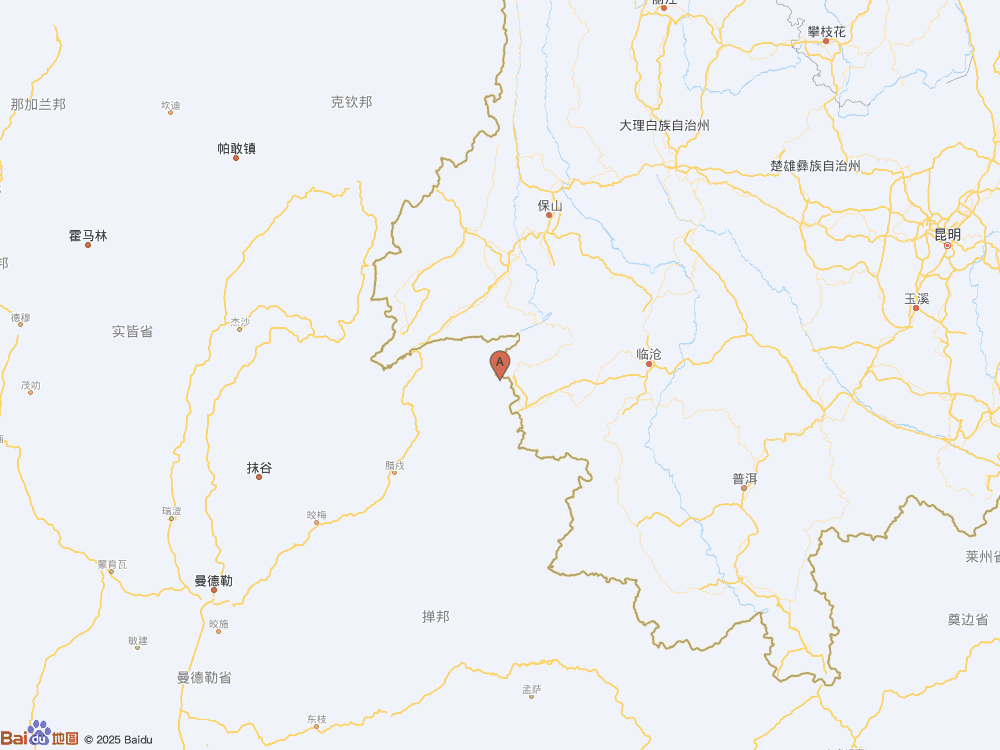 云南临沧市镇康县（北纬23.80度，东经98.72度）发生3.0级地震