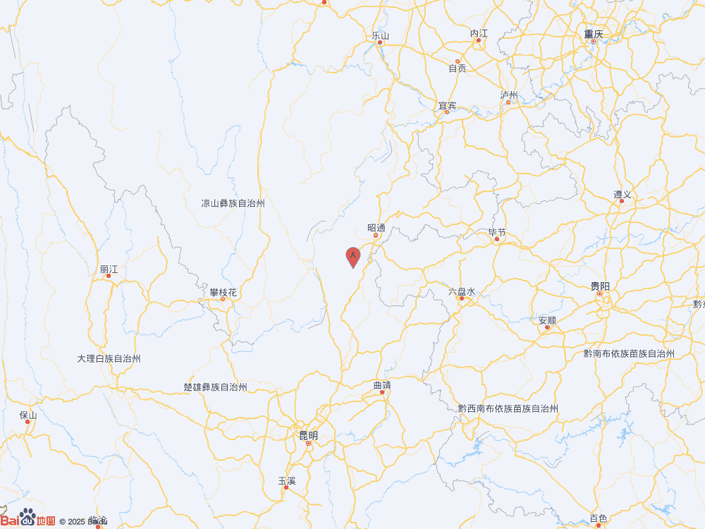 云南曲靖市会泽县（北纬27.00度，东经103.42度）发生4.4级地震