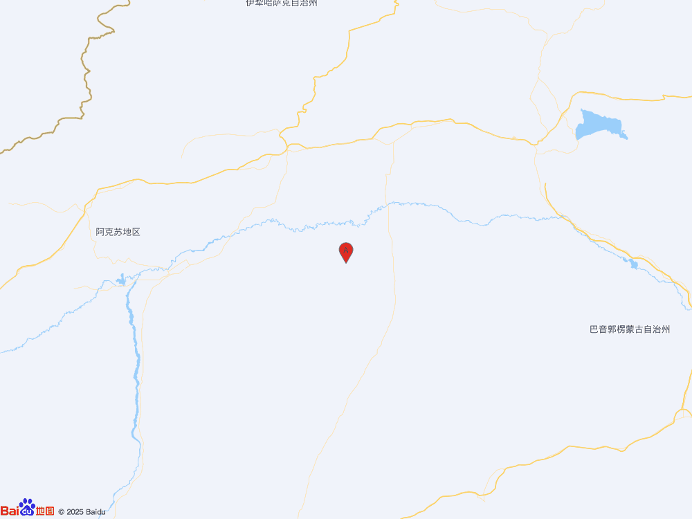 新疆阿克苏地区沙雅县（北纬40.63度，东经83.69度）发生3.6级地震