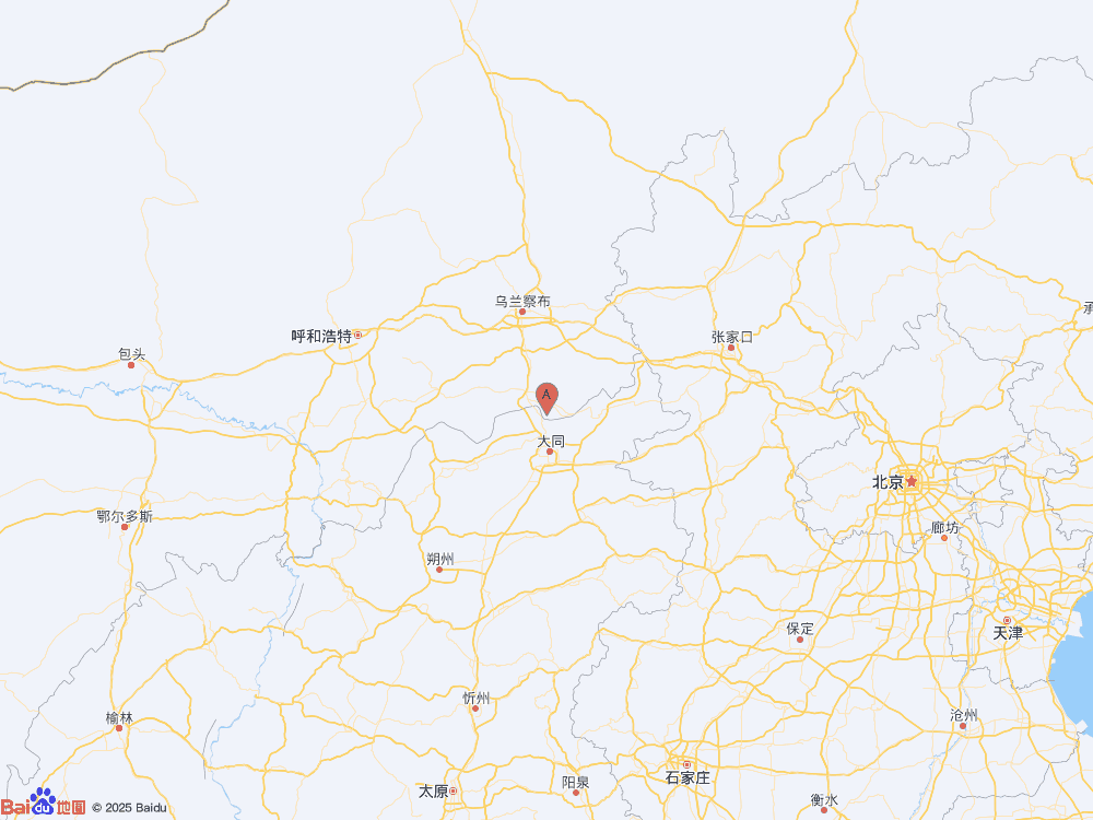 内蒙古乌兰察布市丰镇市发生3.4级地震