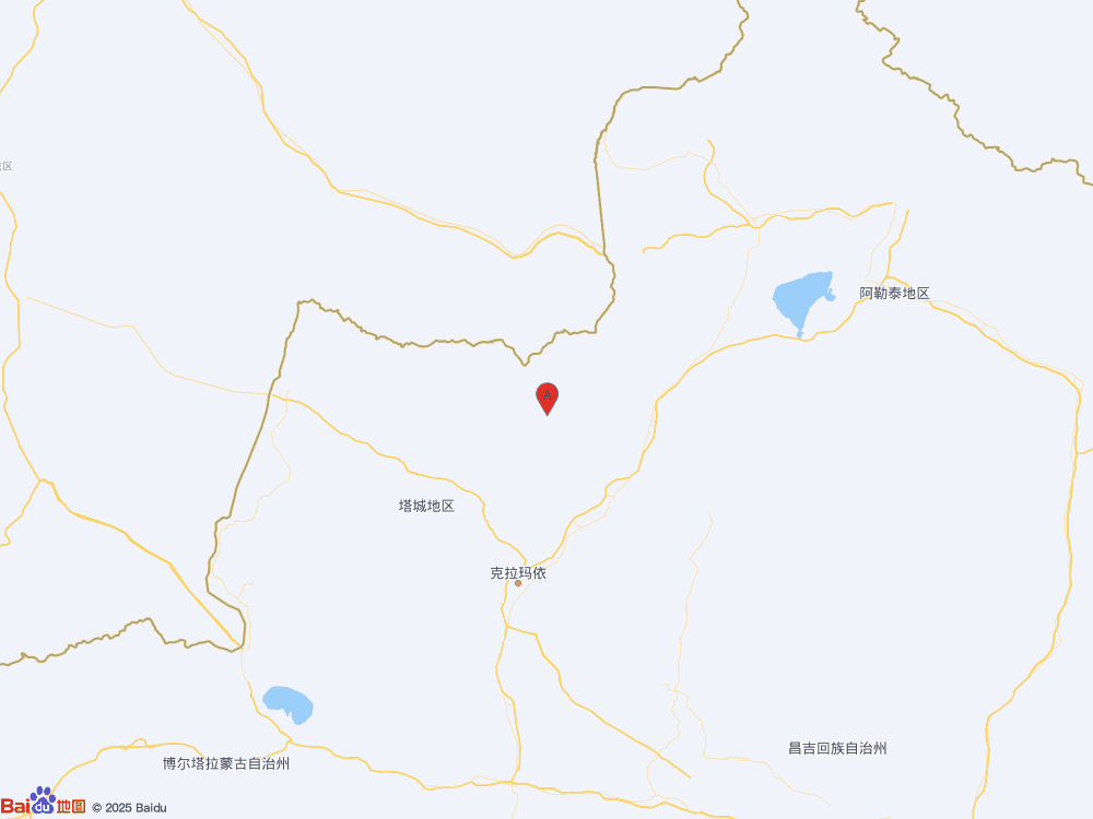 新疆塔城地区和布克赛尔县发生3.0级地震