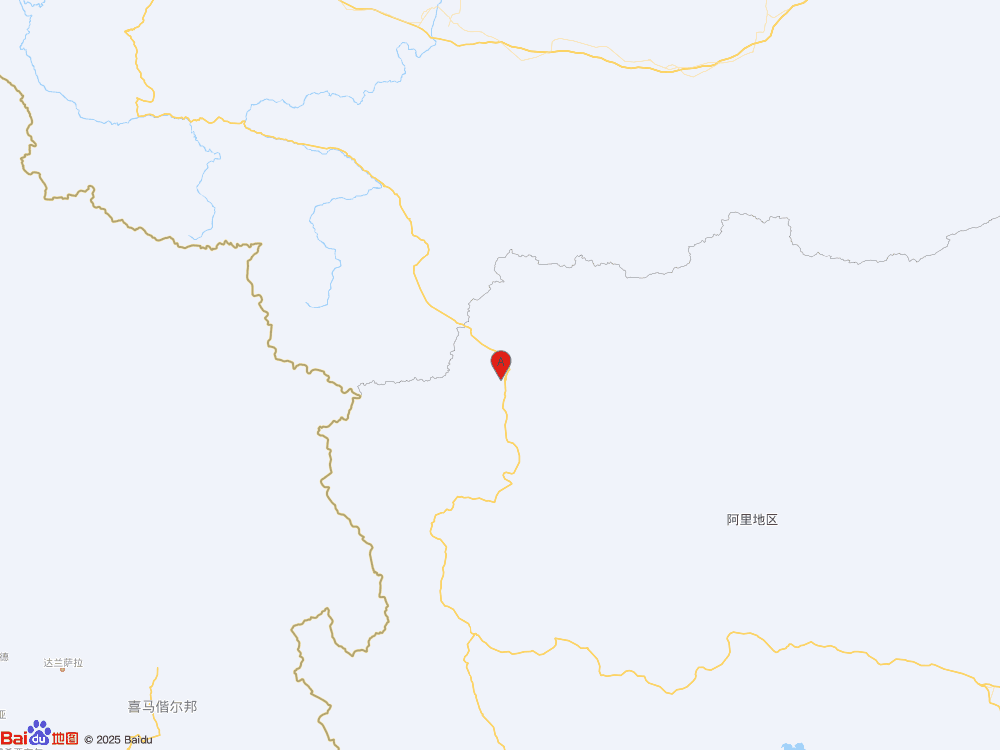 西藏阿里地区日土县发生3.8级地震