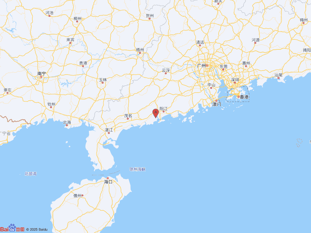 广东阳江市阳西县发生2.6级地震
