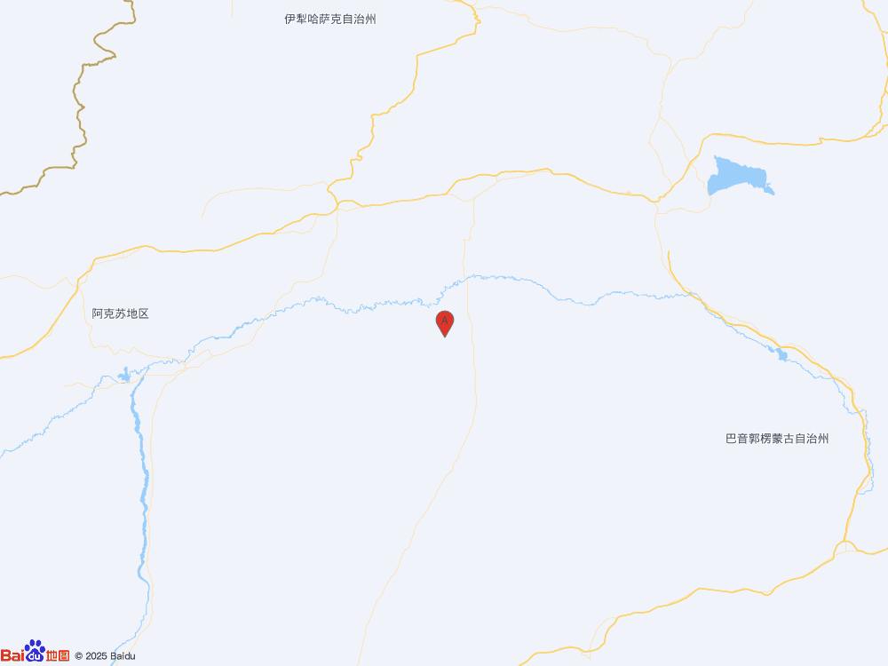 新疆阿克苏地区沙雅县发生3.3级地震