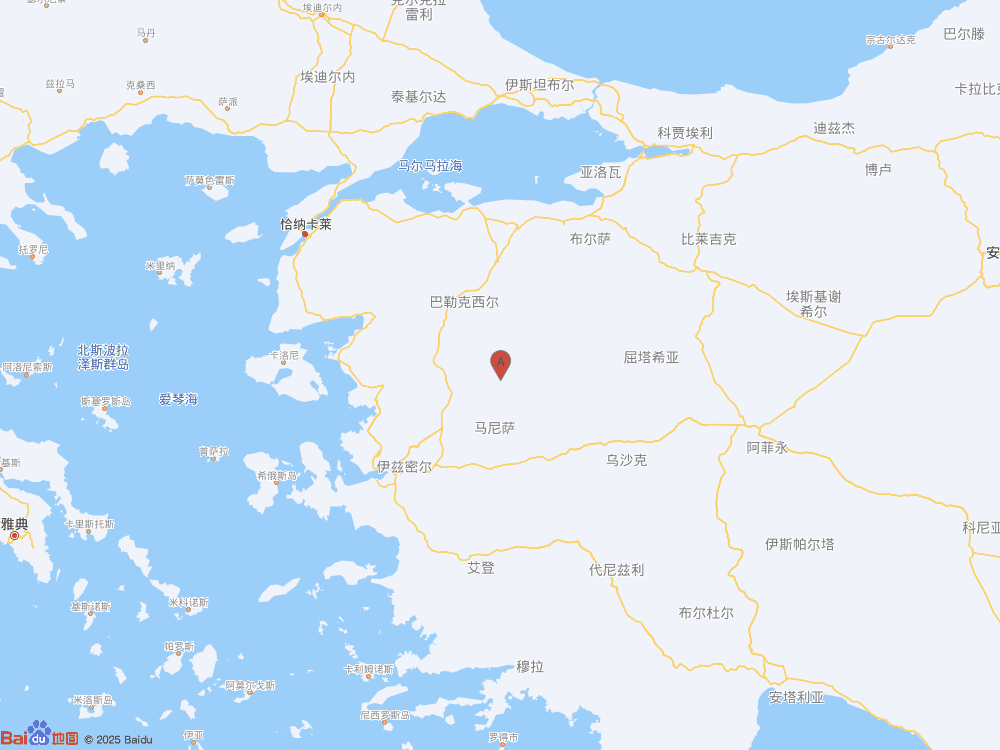 土耳其（北纬39.15度，东经28.20度）发生6.1级地震